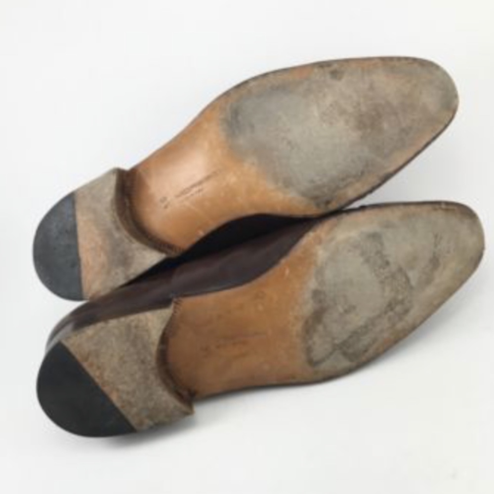 MORESCHI Mens Dress Shoes Elegant Brown Casual 9.5 - Picture 6 of 6